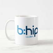 b:hip コーヒーマグ - 白 コーヒーマグカップ (左)