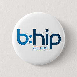 b:hip button - white 缶バッジ