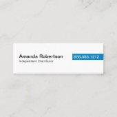 b:HIP Distributor Business Card スキニー名刺 (裏面)