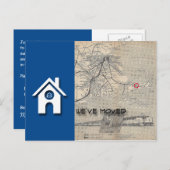 B House Map Replaceを自分のマップで移動した 案内ポストカード (正面/裏面)