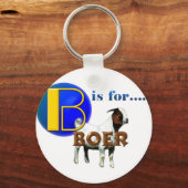 B is Fo rBOER – ヤギの贈り物 キーホルダー (正面)