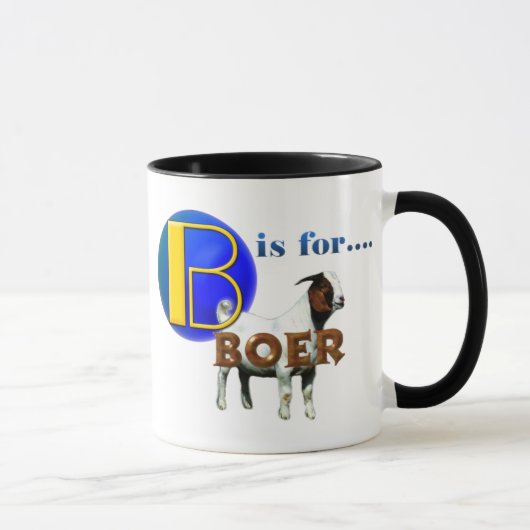 B is Fo rBOER – ヤギの贈り物 マグカップ (右)