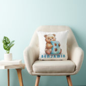 B is for Bear – Personalized Baby Pillow  クッション (椅子)