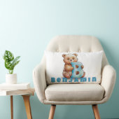 B is for Bear – Personalized Baby Pillow  ランバークッション (椅子)