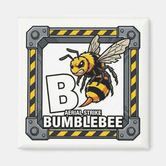 B is for Bumblebee – GTA Style ABC Learning  マグネット (正面)