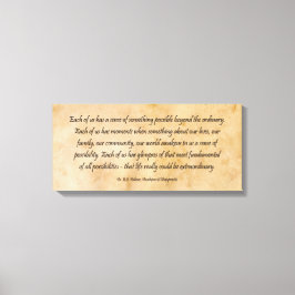 B Jパーマーデニアルライフカイロプラクティック キャンバスプリント