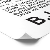 B.J.パーマーのエピグラムと引用文 ポスター (角)