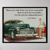 B.J.パーマーカイロプラクティックことわざポスタカスタマイズー ポスター (正面)