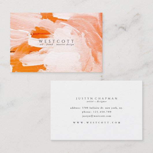 B L U S H E D 名刺 (正面/裏面)