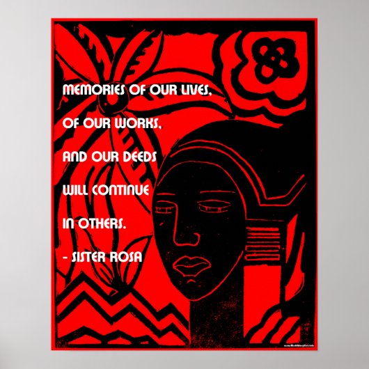 B;Lack History引用文- Sister Rosa ポスター (正面)