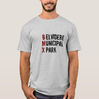B、M、Xのunicipal elvidere公園 Tシャツ