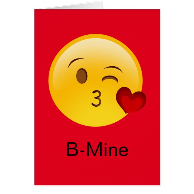 B-Mine Emoji Valentijnskaart (正面)