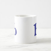  B Monogram White Classic Mug コーヒーマグカップ (中央)