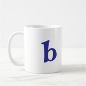  B Monogram White Classic Mug コーヒーマグカップ (左)