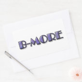 B-MOREロゴ 長方形シール (封筒)