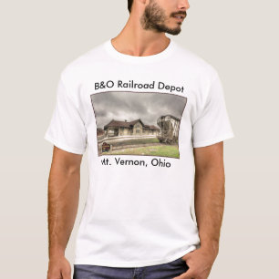 B&Oの鉄道ターミナル- MtバーノンOh、B&Oの鉄道… Tシャツ