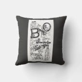 B&Oの鉄道モデル速い行1869年 クッション (裏面)