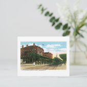 B&Oステーション&クイーンシティホテル，カンバーランド， MD ポストカード (スタンド正面)