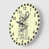 B&O鉄道 – モデル高速線1869壁時計 ラージ壁時計 (傾斜)