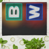 B O W Lネオン キッチンタオル (折り畳み)