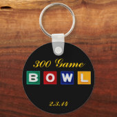 B O W L文字 キーホルダー (正面)