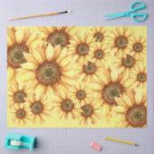 B of Sunflowers Decompage 薄葉紙 (クラフト)