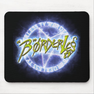 "B"ØRDERLESS TV LOGO マウスパッド