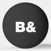 B&PING PONGボール 卓球ボール (裏面)