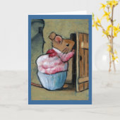B. Potterの後のTITTLEMOUSE夫人(油のパステルで) カード (黄色い花)