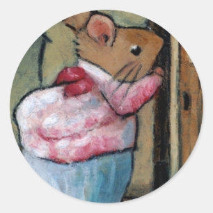 B. Potterの後のTITTLEMOUSE夫人(油のパステルで) ラウンドシール