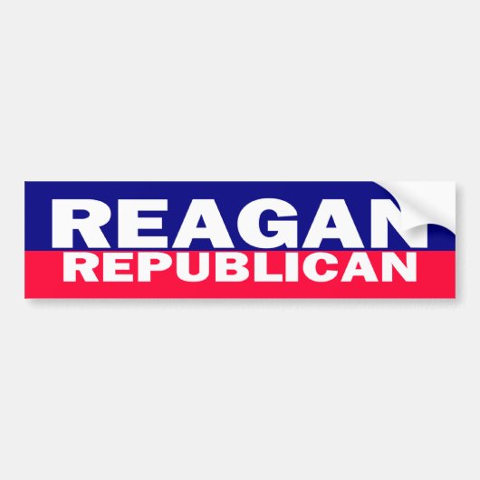 b_reaganrepublican バンパーステッカー (正面)