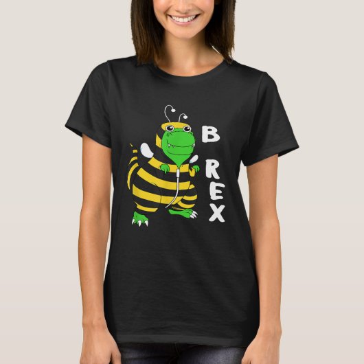 B Rex 面白い T Rex 意識 ハニービー飼育者 メンズ レディース Tシャツ (正面)