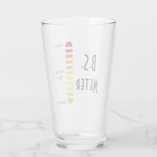 B.S.おもしろいメートルのパイントのガラス – 彼のためのGagギフト, Da タンブラーグラス (裏面)