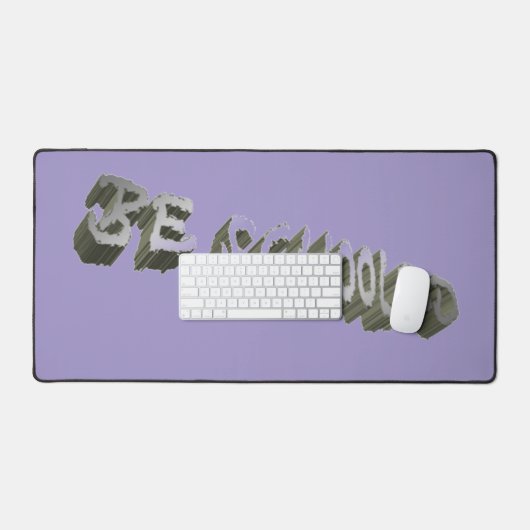 B Schooled Gray-Wht  デスクマット (キーボード&マウス)