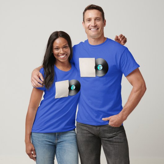 B-Side of Life Vinyl Records Tシャツ (ユニセックス)