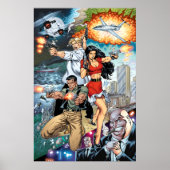 B@stard Stew Action Comic Art by Al Rio ポスター (正面)