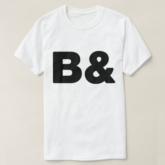B& Tシャツ (デザイン正面)