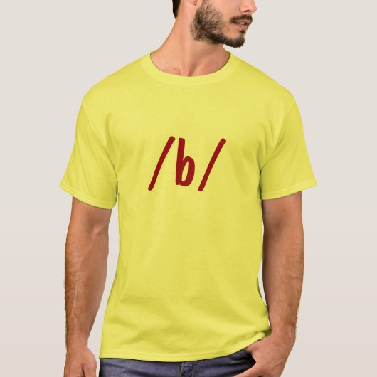 /b/ tシャツ (正面)