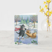 B & T #13ノテカード カード (黄色い花)