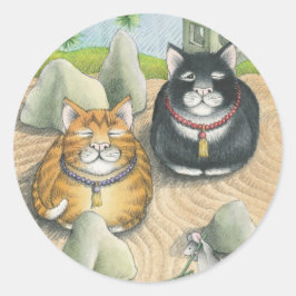 B & T #45瞑想シール ラウンドシール