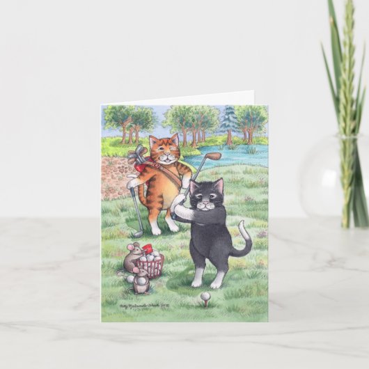 B & T #55ゴルフ誕生日注 カード (正面)