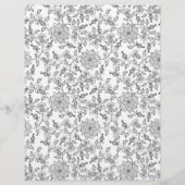 B&Wかわいらしホースヘッドラインアートスケッチ (裏面)