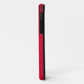 B&WとRed Case-Mate iPhone Casのアールデコモチーフ iPhoneケース (裏面/左)
