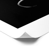 B&Wのカラーリリー ポスター (角)