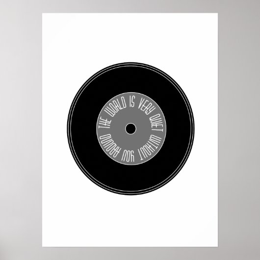 B&Wのラブポスター ポスター (正面)