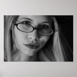 B&Wの女神スミルキングポスター ポスター