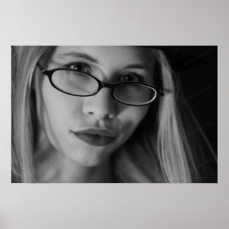 B&Wの女神スミルキングポスター ポスター