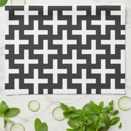 b&wはと印「と」作られて模造します キッチンタオル (折り畳み)