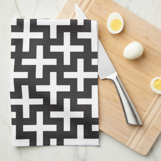 b&wはと印「と」作られて模造します キッチンタオル (四つ折り)