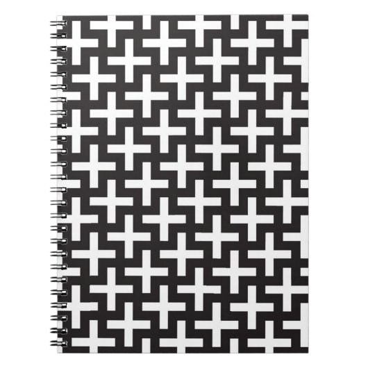 b&wはと印「と」作られて模造します ノートブック (正面)